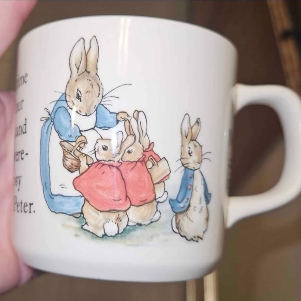 Beatrix Potter Peter Rabbit Wedgwood Made in England Cup